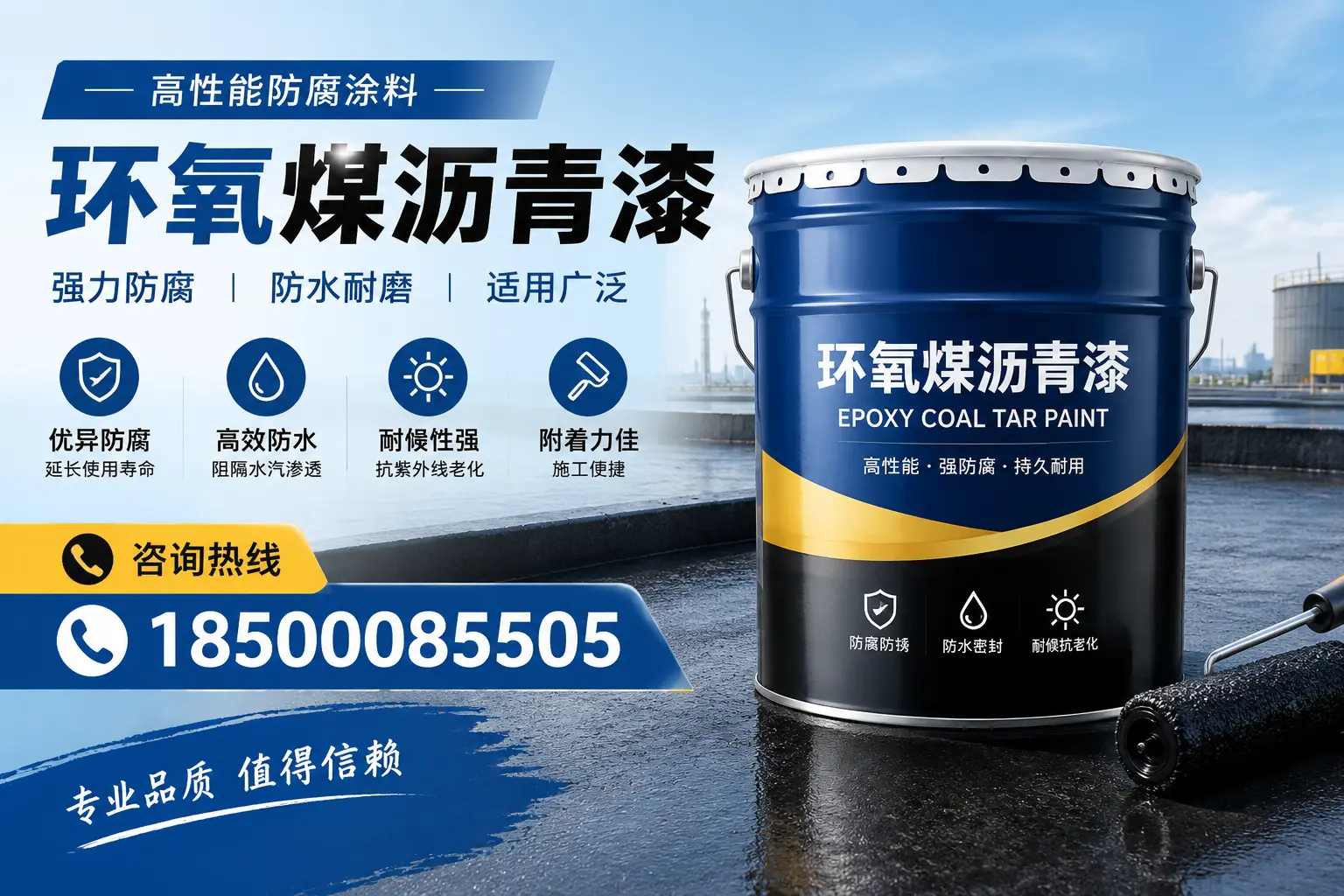 环氧煤沥青漆的主要成分与功能，蚌埠用户深度了解