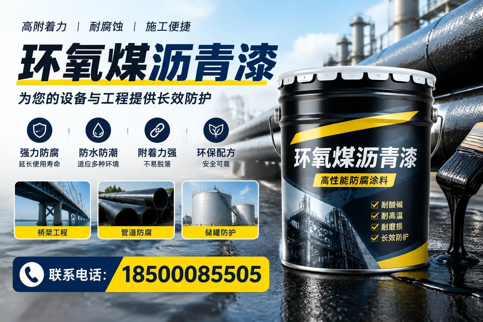 环氧煤沥青漆与其他涂料的对比分析，助力蚌埠企业决策